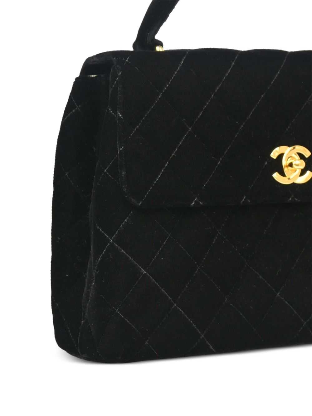 CHANEL Pre-Owned 1997 diamond-quilting top handle… - image 3