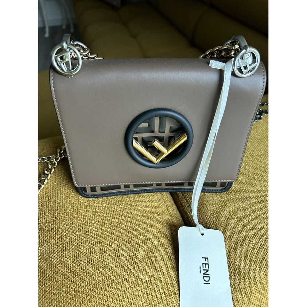 Fendi Kan I Logo leather handbag - image 4