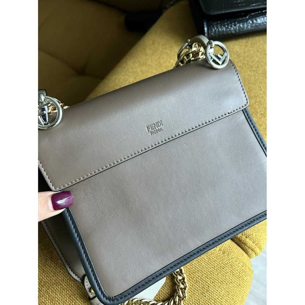 Fendi Kan I Logo leather handbag - image 6