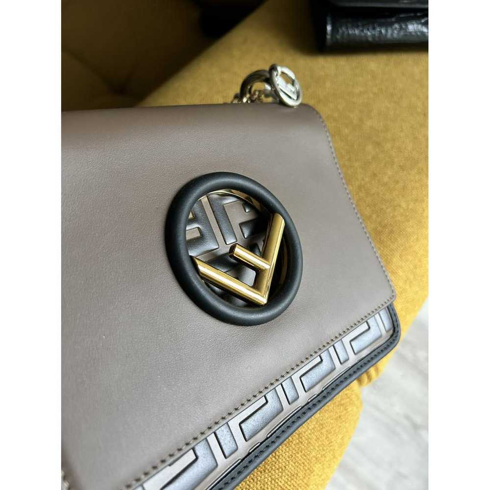 Fendi Kan I Logo leather handbag - image 7