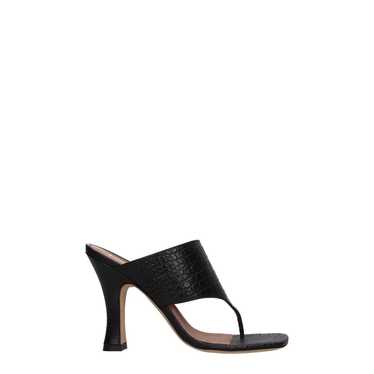 Paris Texas ob1o1e1124 Leather Sandals in Black