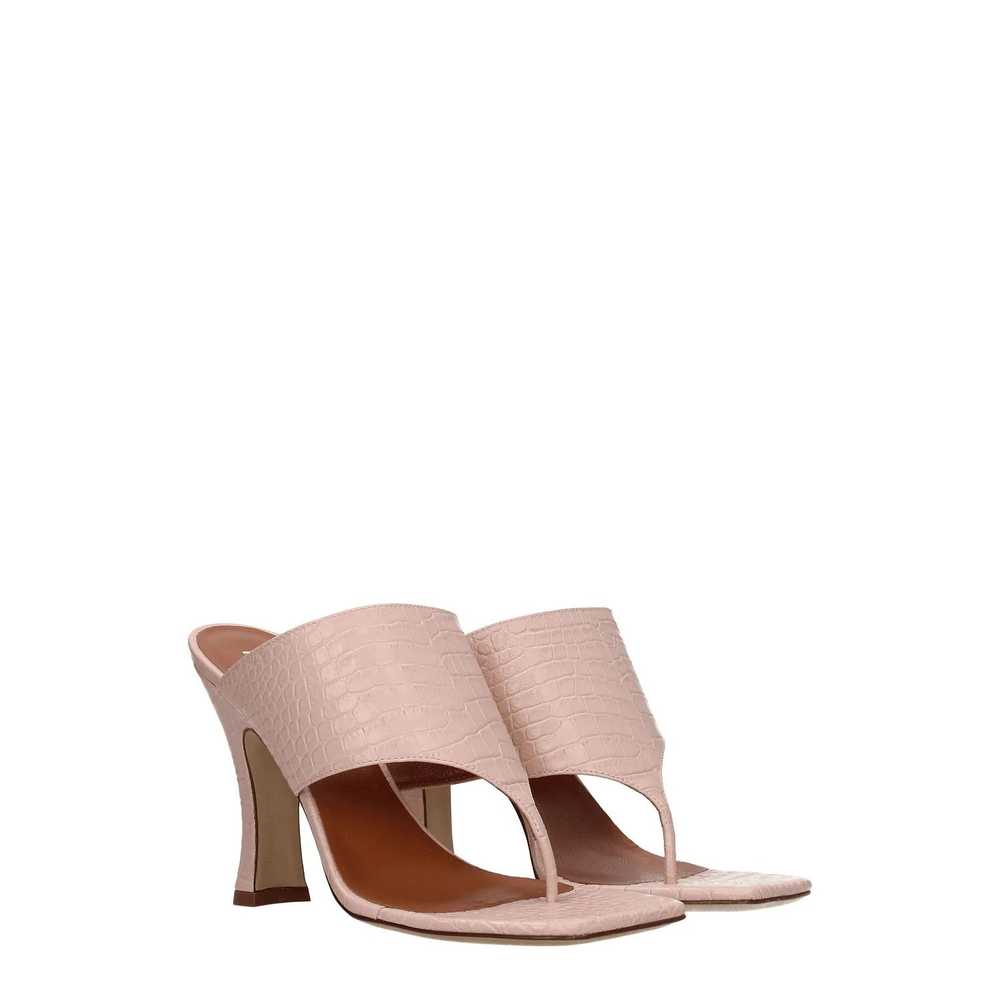 Paris Texas ob1o1e1124 Leather Sandals in Light P… - image 2