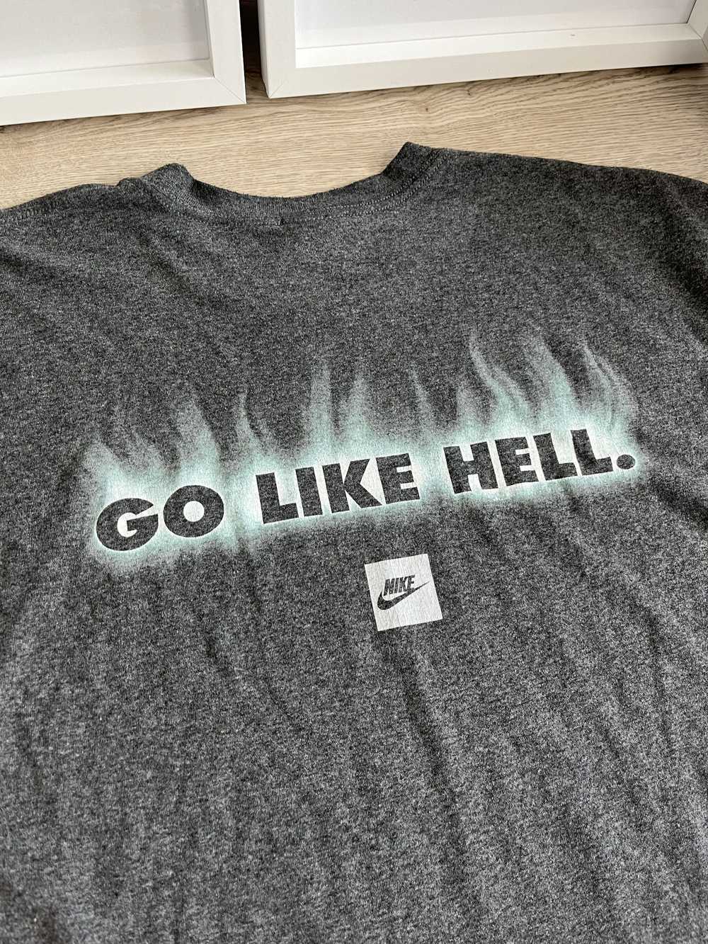 Nike × Vintage Vintage Nike “Go Like Hell” T-shir… - image 2