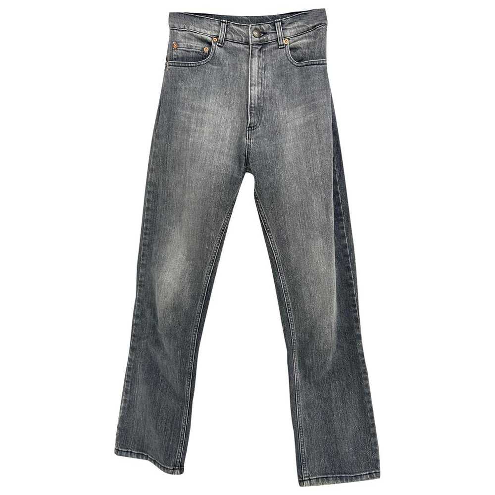 パンツ MAGDA BUTRYM Women Straight Pants 211723GREY Gray MAGDA BUTRYM Pleated wool-blend pants | NET-A-PORTER