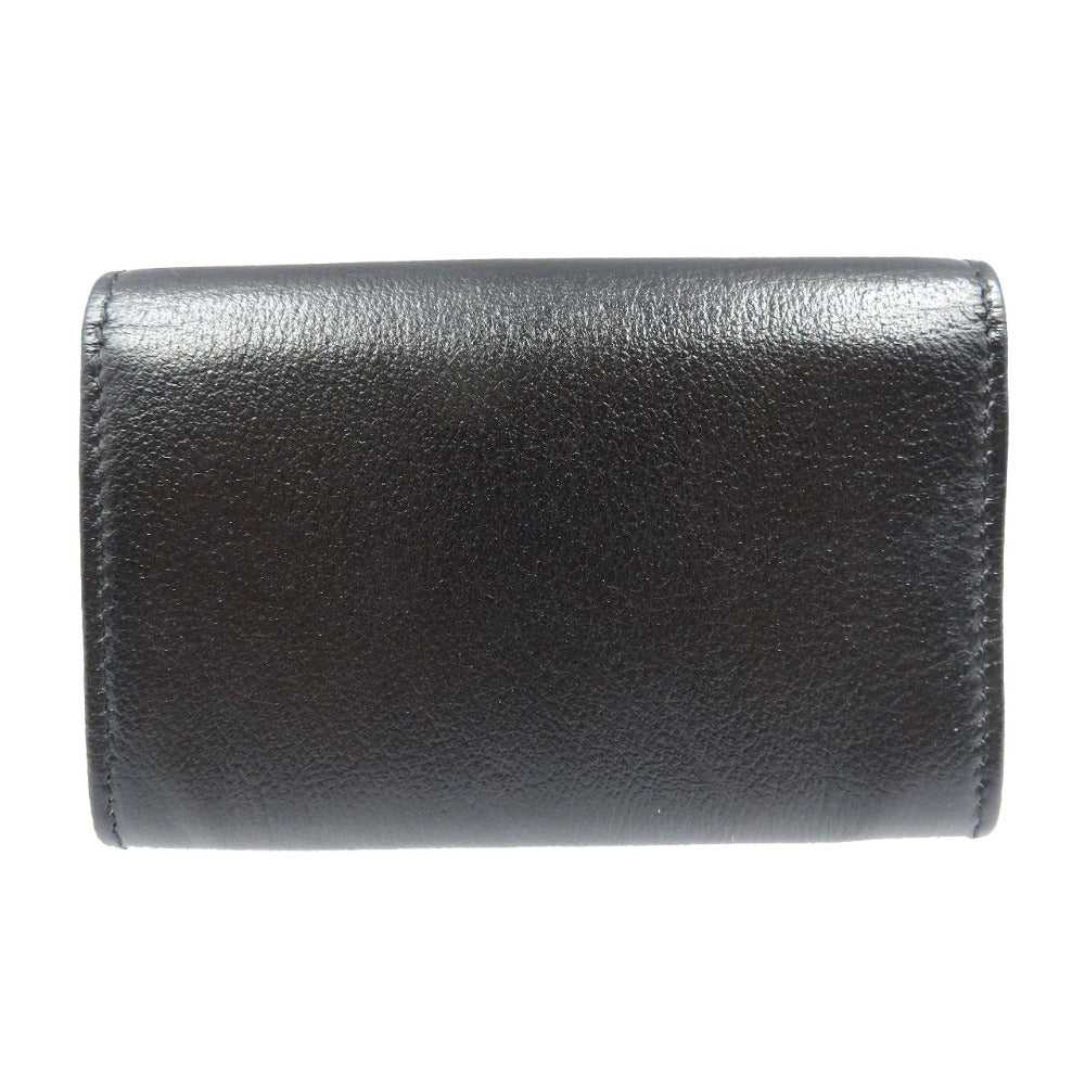 CHANEL Card Case leather black Camelia - image 2