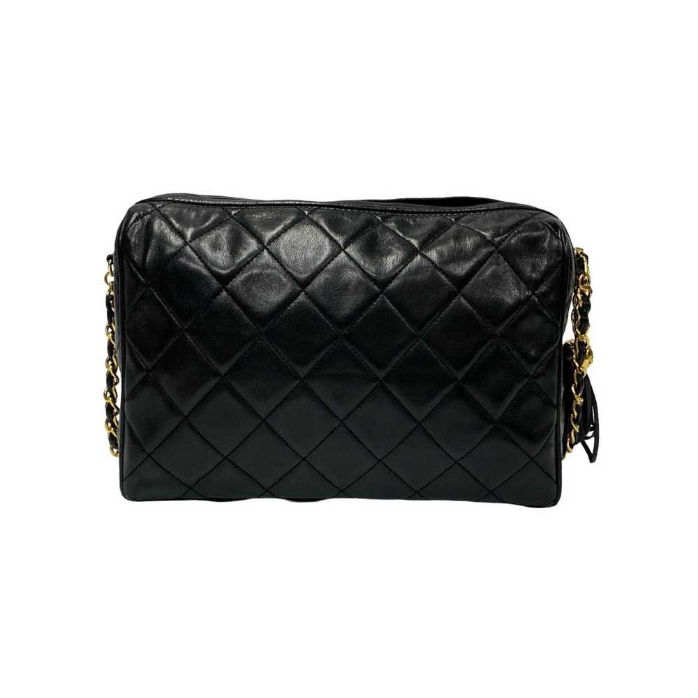 CHANEL Shoulder Bag lambskin black Matrasse - image 5