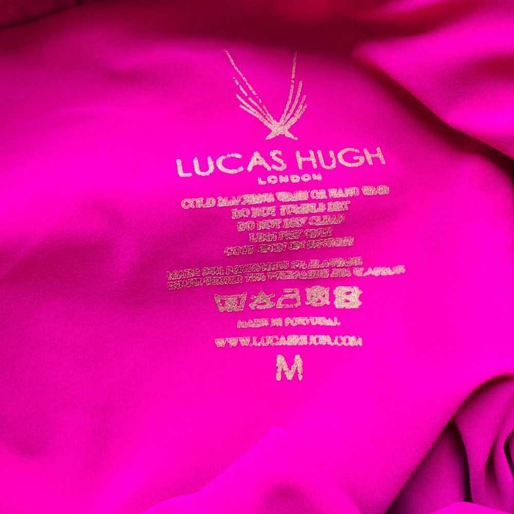 Other Lucas Hugh Technical Knit Magenta Seamless … - image 7