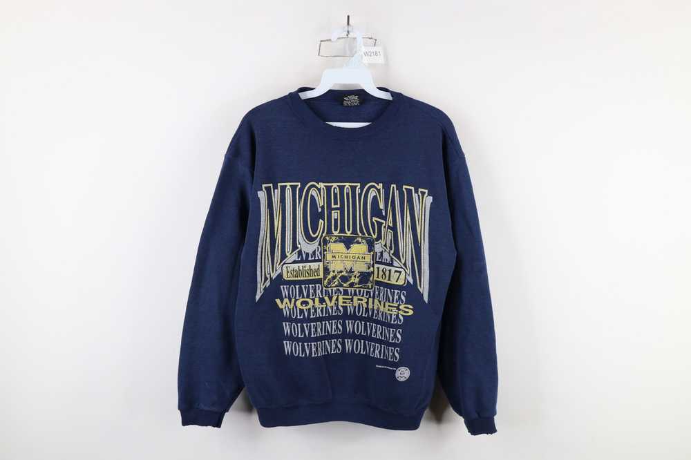 Vintage Vintage 90s Spell Out University of Michi… - image 1