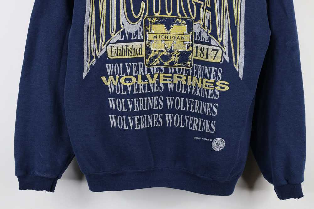 Vintage Vintage 90s Spell Out University of Michi… - image 3