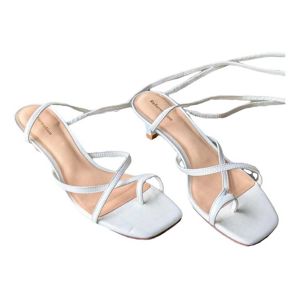 Reformation Leather sandal - image 1