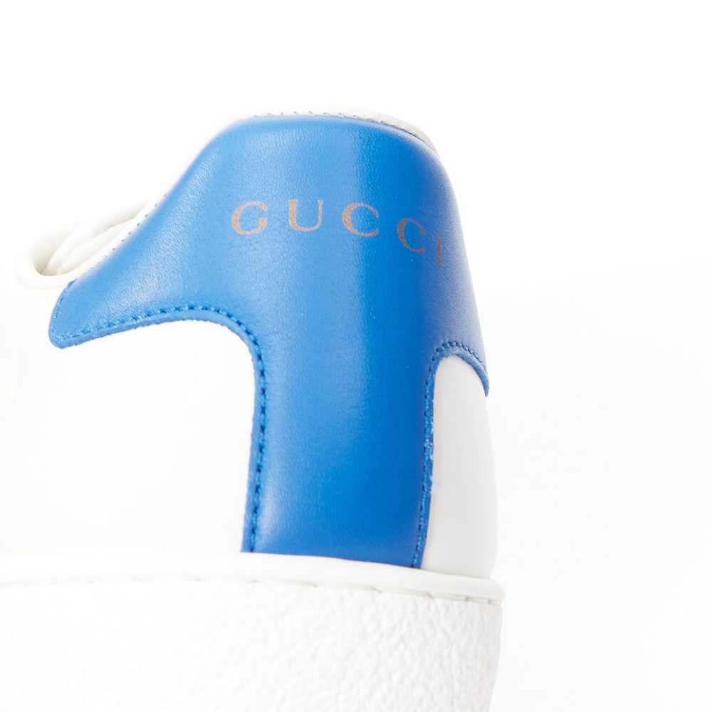 Gucci GUCCI Ace Tennis white embroidered logo low… - image 8