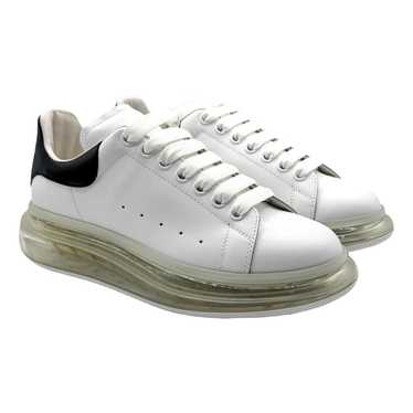 Alexander McQueen Oversize leather low trainers