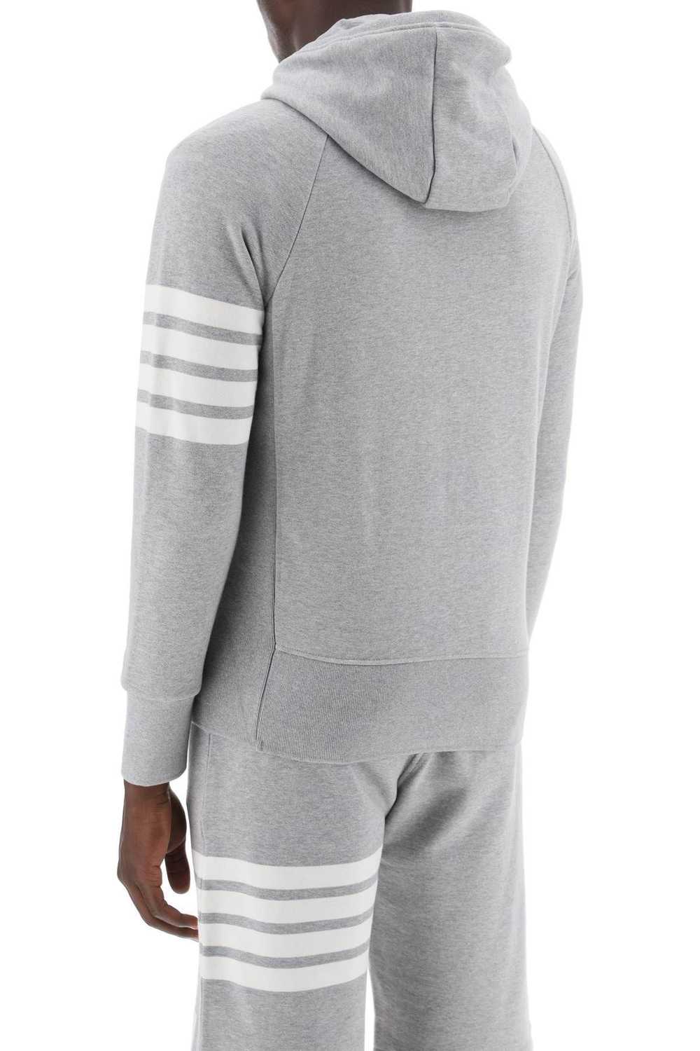 Thom Browne Thom Browne 4-bar Zip-up Hoodie Label… - image 4