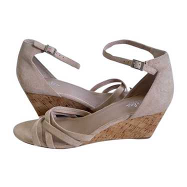 Brand New Charles by Charles David Tan Suede Wedge