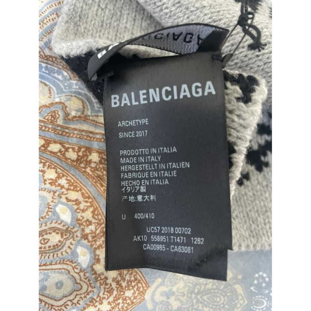 Balenciaga Wool scarf - image 5