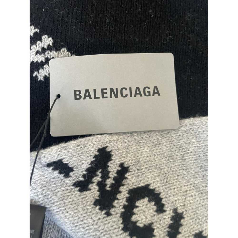 Balenciaga Wool scarf - image 7