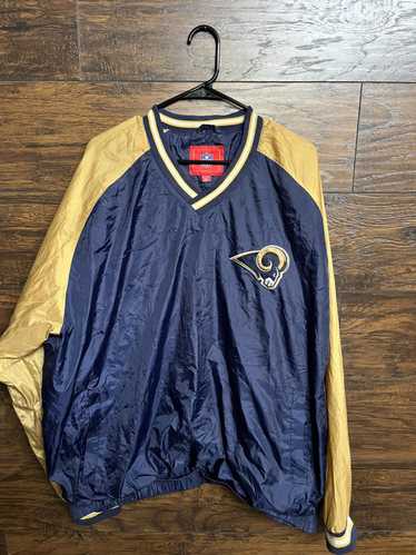 NFL VTG St Louis RAMS Football Pullover Windbreake