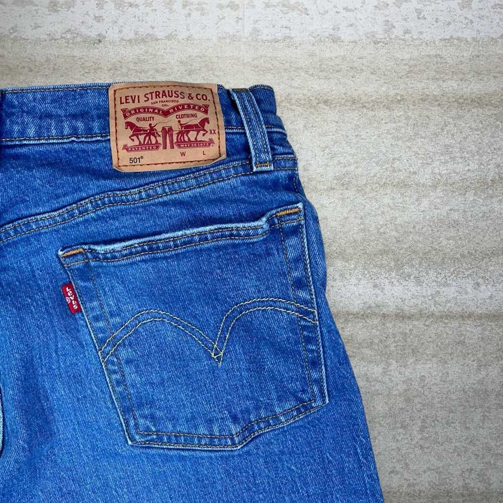 Levi's × Streetwear × Vintage Crazy Levis 501 Jea… - image 3