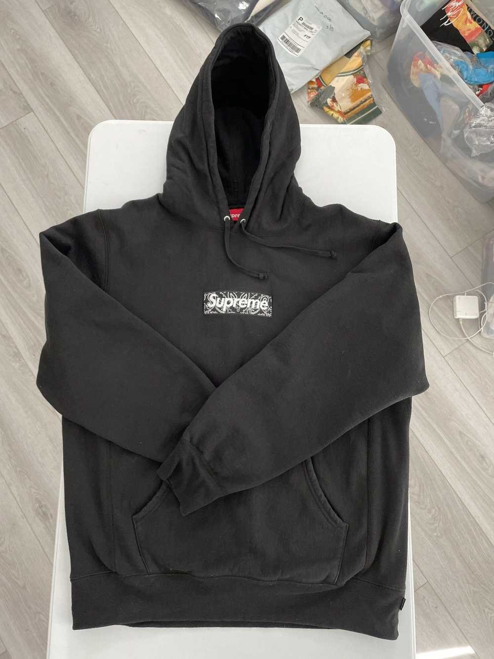 Supreme Supreme Black Bandana Box Logo - image 1