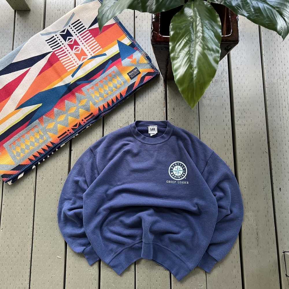 MLB × Vintage Vintage seattle mariners MLB sweats… - image 2