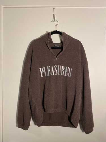 Pleasures Pleasures purple quarter zip sweater