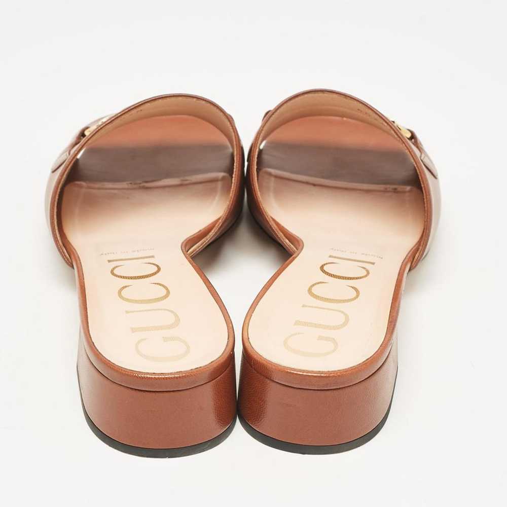 Gucci Patent leather sandal - image 4