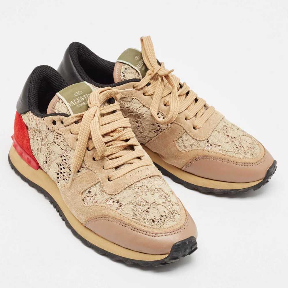 Valentino Garavani Leather trainers - image 3