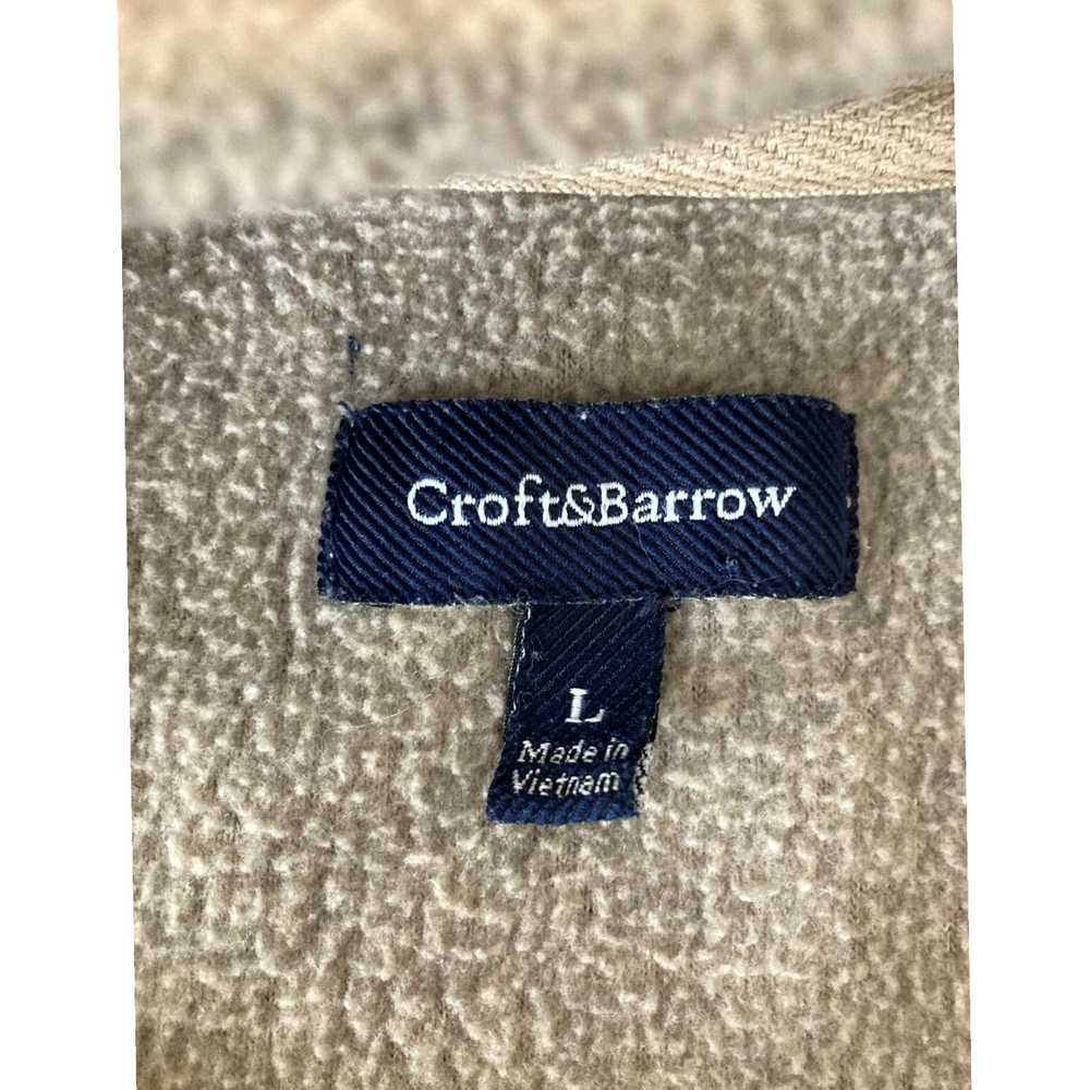 Croft & Barrow Extra Soft Khaki Quarter Zip Fleec… - image 3