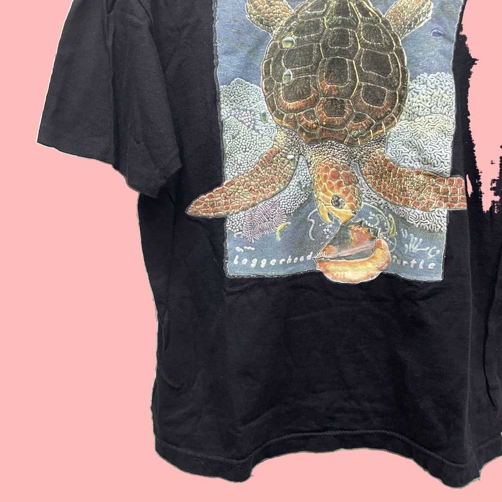 Vintage Classic Loggerhead Turtle Graphic Print B… - image 3