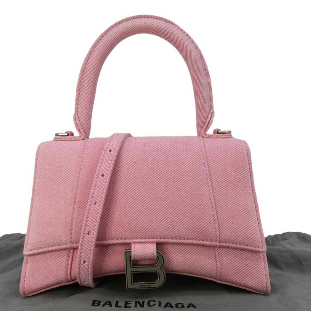 Balenciaga Hourglass leather handbag - image 12