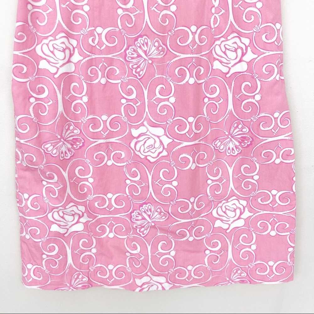 Lilly Pulitzer Vintage 90s Lilly Pulitzer Pink Ro… - image 6