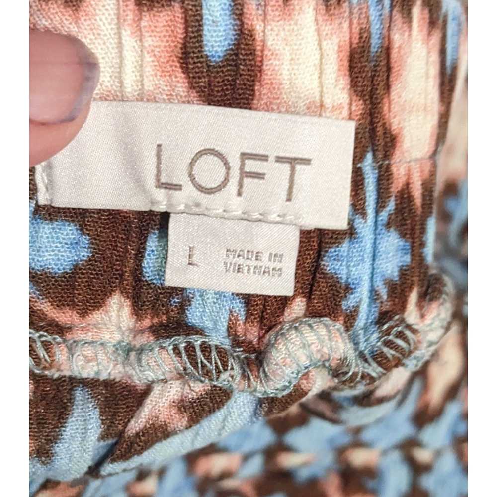 Loft Loft Cottagecore Blue Brown And Pink Abstrac… - image 6