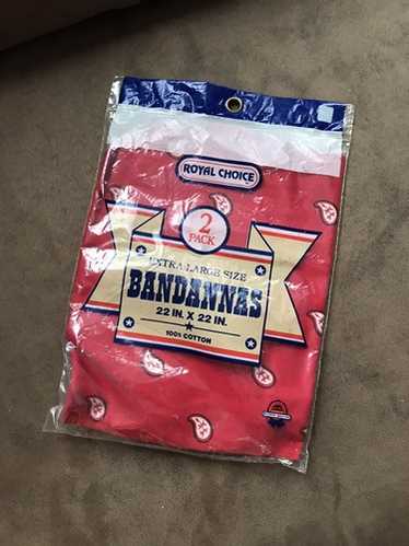 Vtg. Authentic NIP 2pk Extra Large 22x22 Royal Ch… - image 1