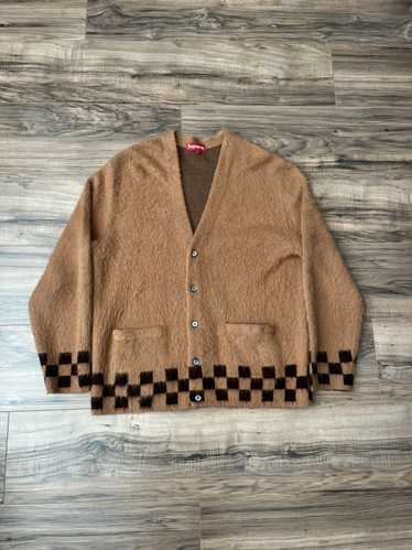 Supreme Supreme Brushed Checkerboard Cardigan