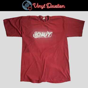 Band Tees Knut Band Logo / Devil Face Maroon Vint… - image 1