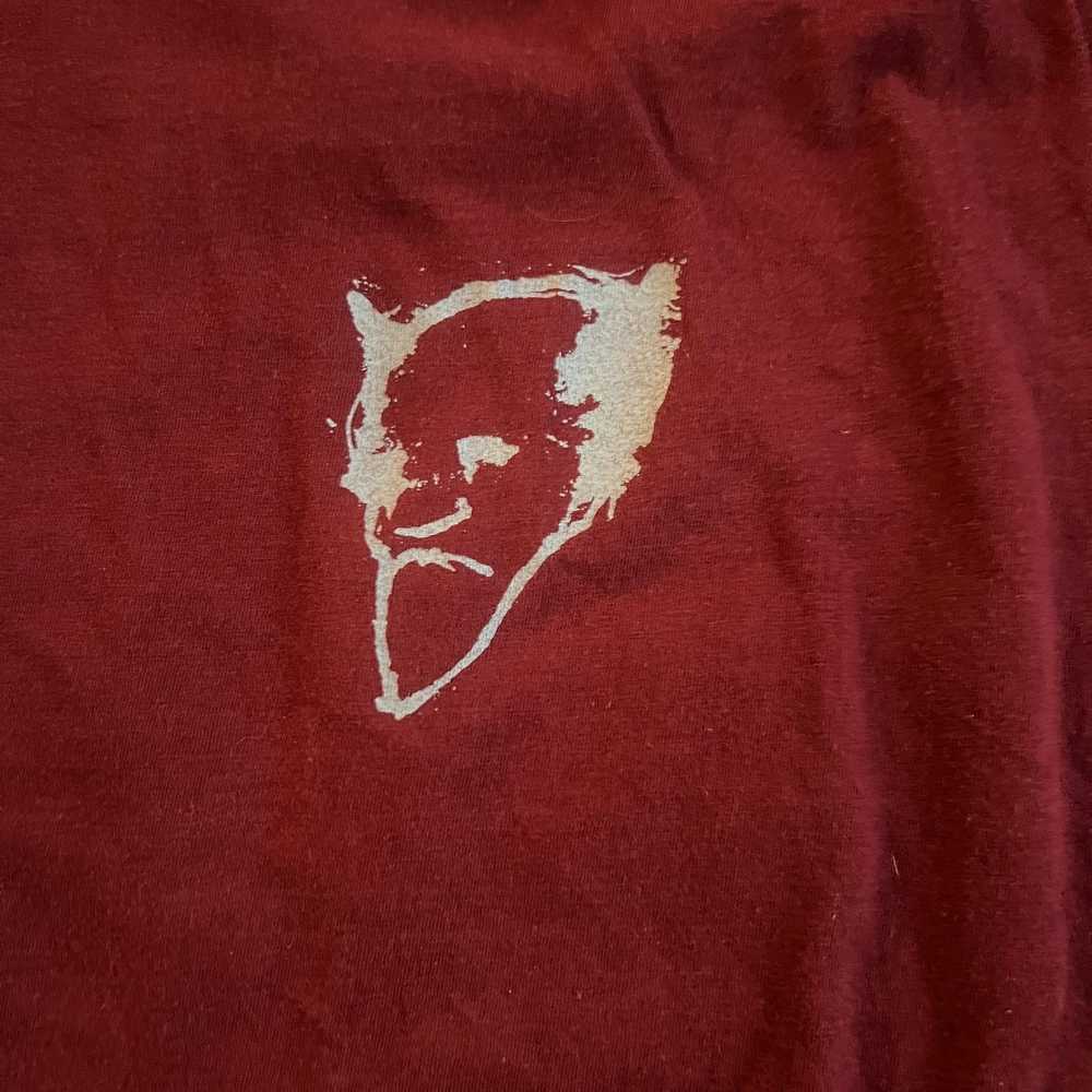 Band Tees Knut Band Logo / Devil Face Maroon Vint… - image 6