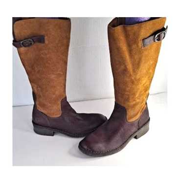 Born Born Crown Beret Leather Riding Boots Size 6 - image 1