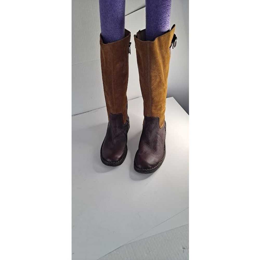 Born Born Crown Beret Leather Riding Boots Size 6 - image 6