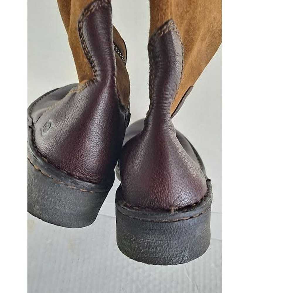 Born Born Crown Beret Leather Riding Boots Size 6 - image 9