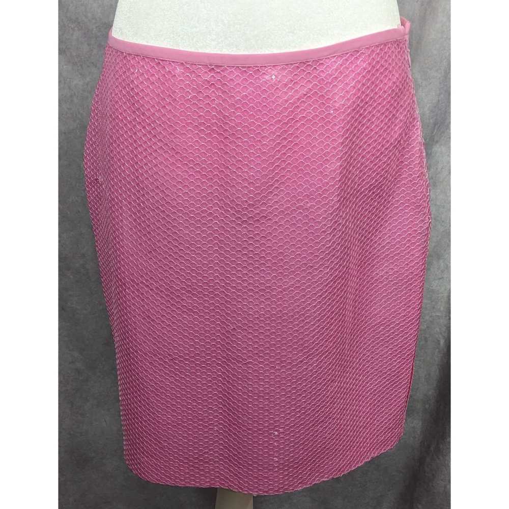 Other Vintage Carole Little Pink Silk Sequin Mini… - image 6