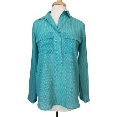 Van Heusen VANHEUSEN STUDIO Easy Fit Blue Green D… - image 1