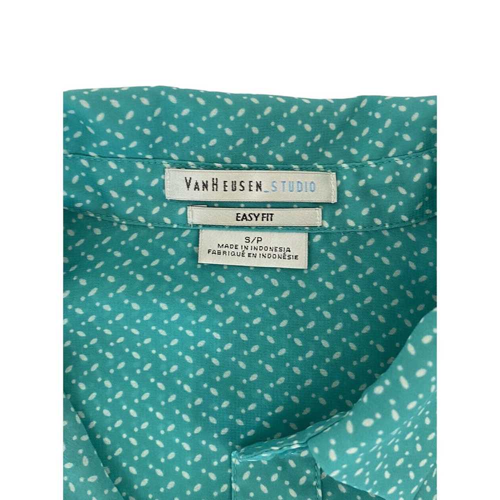 Van Heusen VANHEUSEN STUDIO Easy Fit Blue Green D… - image 5