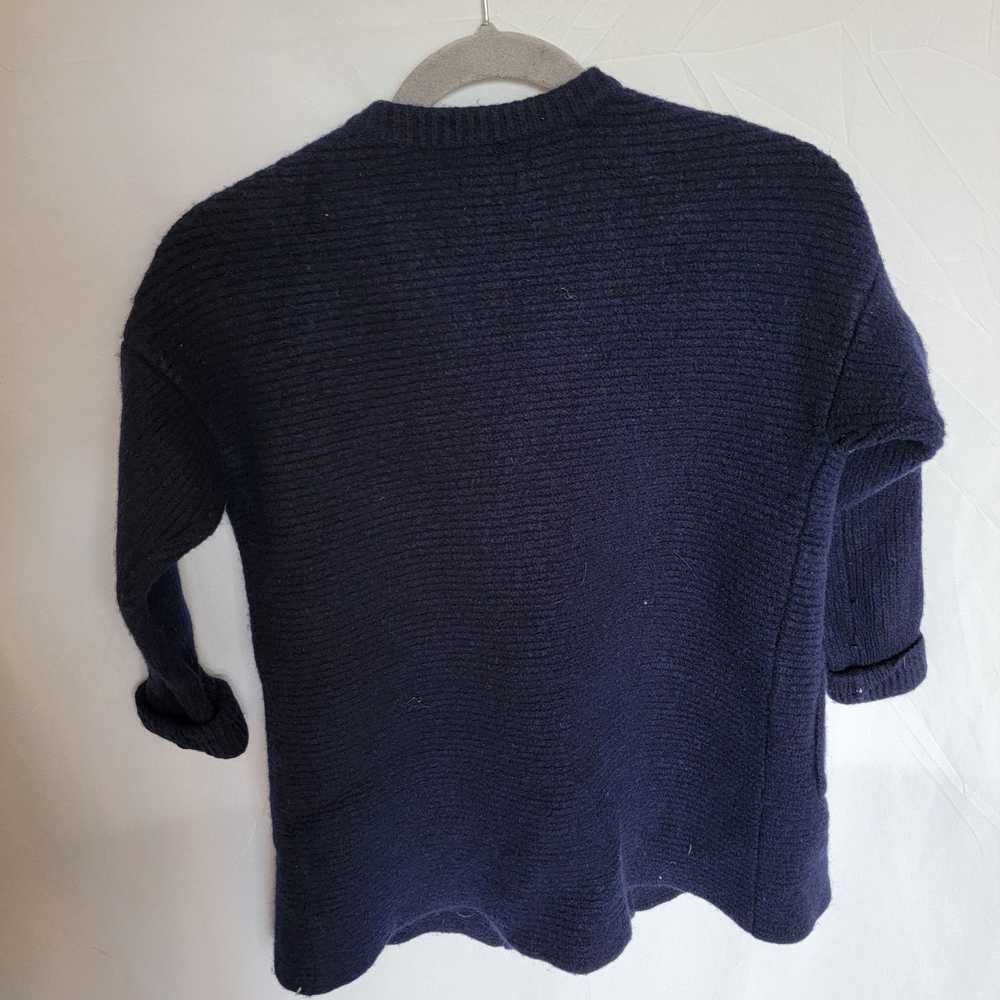 Other Tahari Navy Wool Cardigan Size Small - image 11