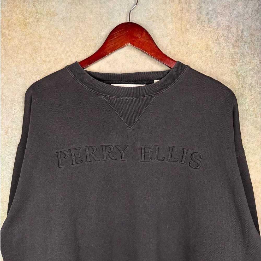 Perry Ellis × Vintage VTG 90s Perry Ellis Crewnec… - image 5