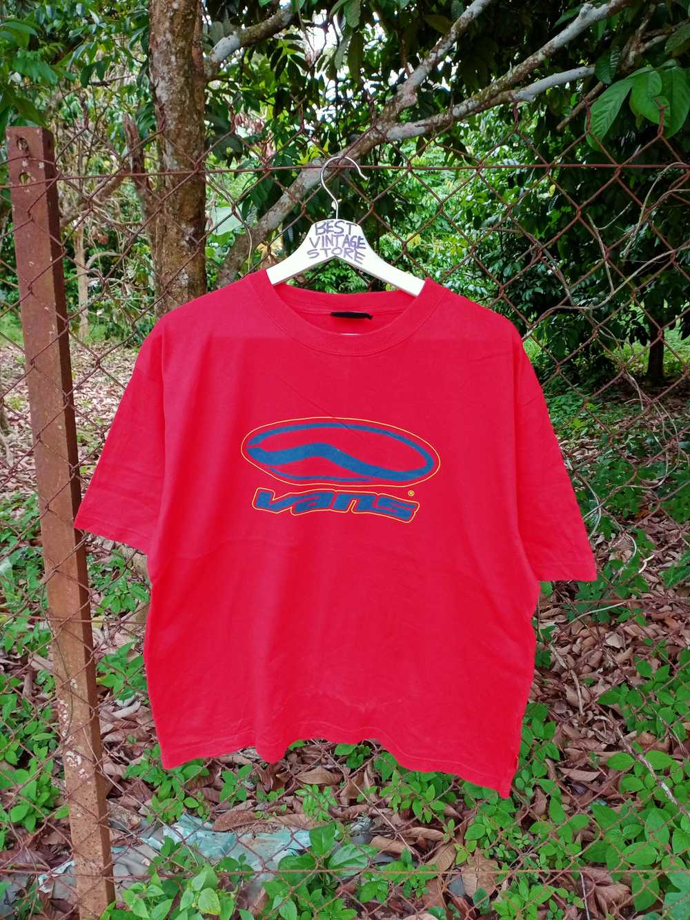 Vans Vintage 90s Vans Big Logo Tshirt - image 1