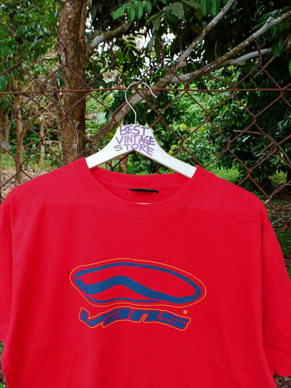 Vans Vintage 90s Vans Big Logo Tshirt - image 2