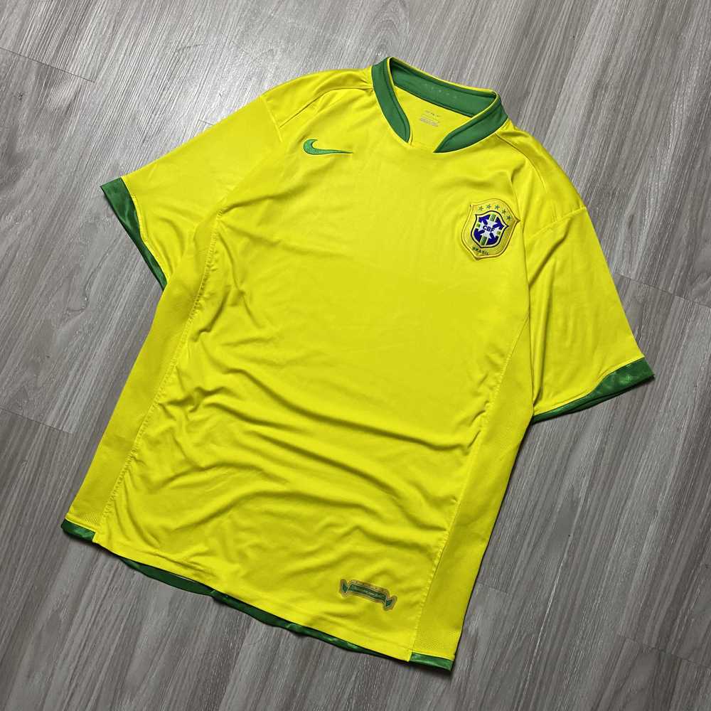 BLOKE × Nike × Soccer Jersey Vintage Brazil Home … - image 2