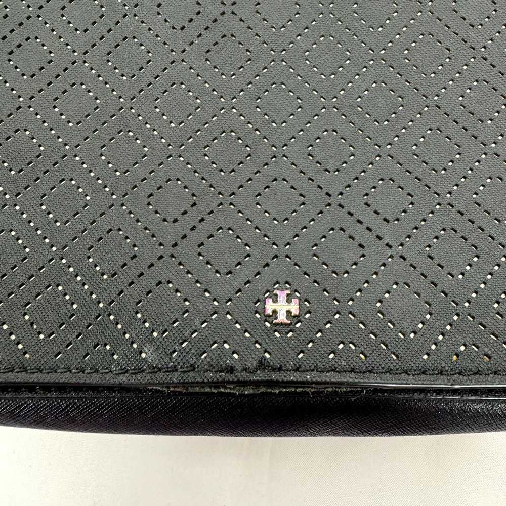 Tory Burch Tory Burch Black Robinson Perforated D… - image 12