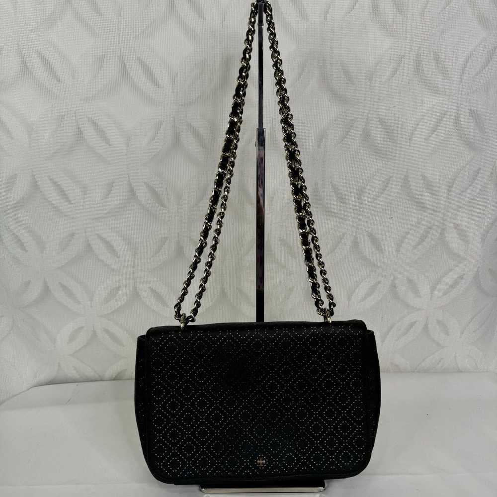 Tory Burch Tory Burch Black Robinson Perforated D… - image 2