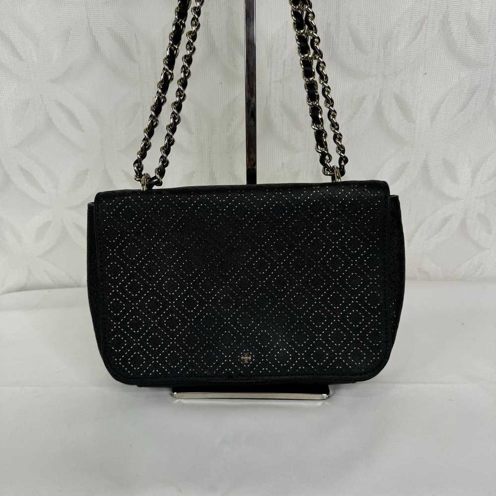 Tory Burch Tory Burch Black Robinson Perforated D… - image 3